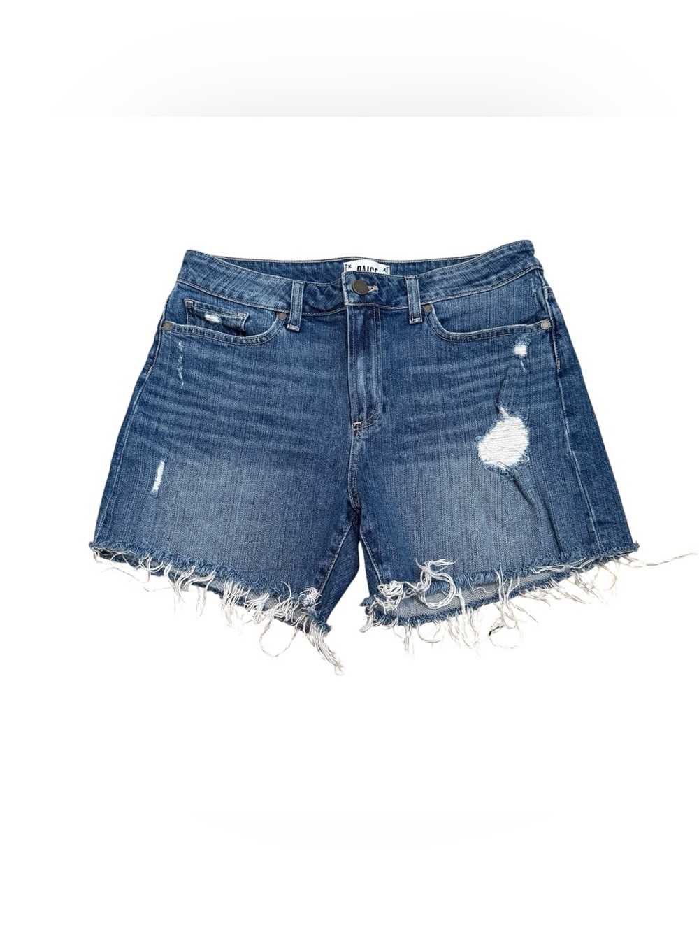 Paige Emilia cut off denim shorts